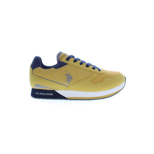 U.S. POLO ASSN. Yellow Polyester Sneaker US-14564-EU42/US9