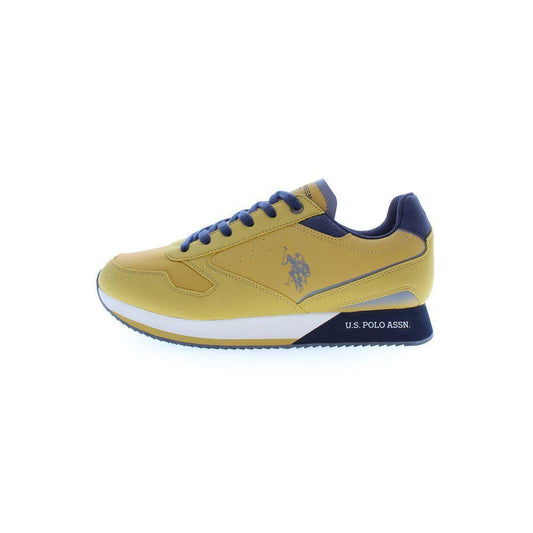 U.S. POLO ASSN. Yellow Polyester Sneaker US-14564-EU42/US9