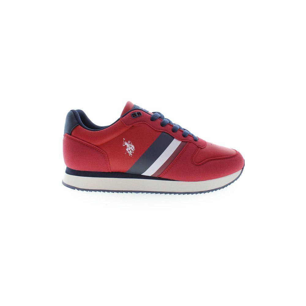 U.S. POLO ASSN. Red Polyester Sneaker US-15458-EU41/US8