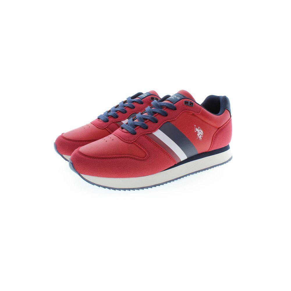 U.S. POLO ASSN. Red Polyester Sneaker US-15458-EU41/US8