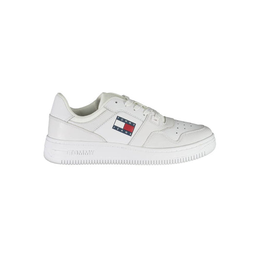 Tommy Hilfiger White Polyester Sneaker
