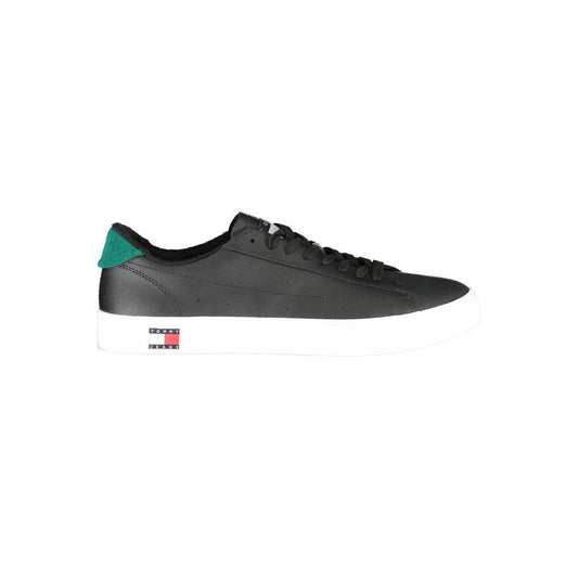 Tommy Hilfiger Black Polyester Sneaker TO-16719-EU43/US10