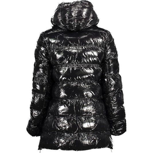 U.S. POLO ASSN. Black Polyester Jackets & Coat