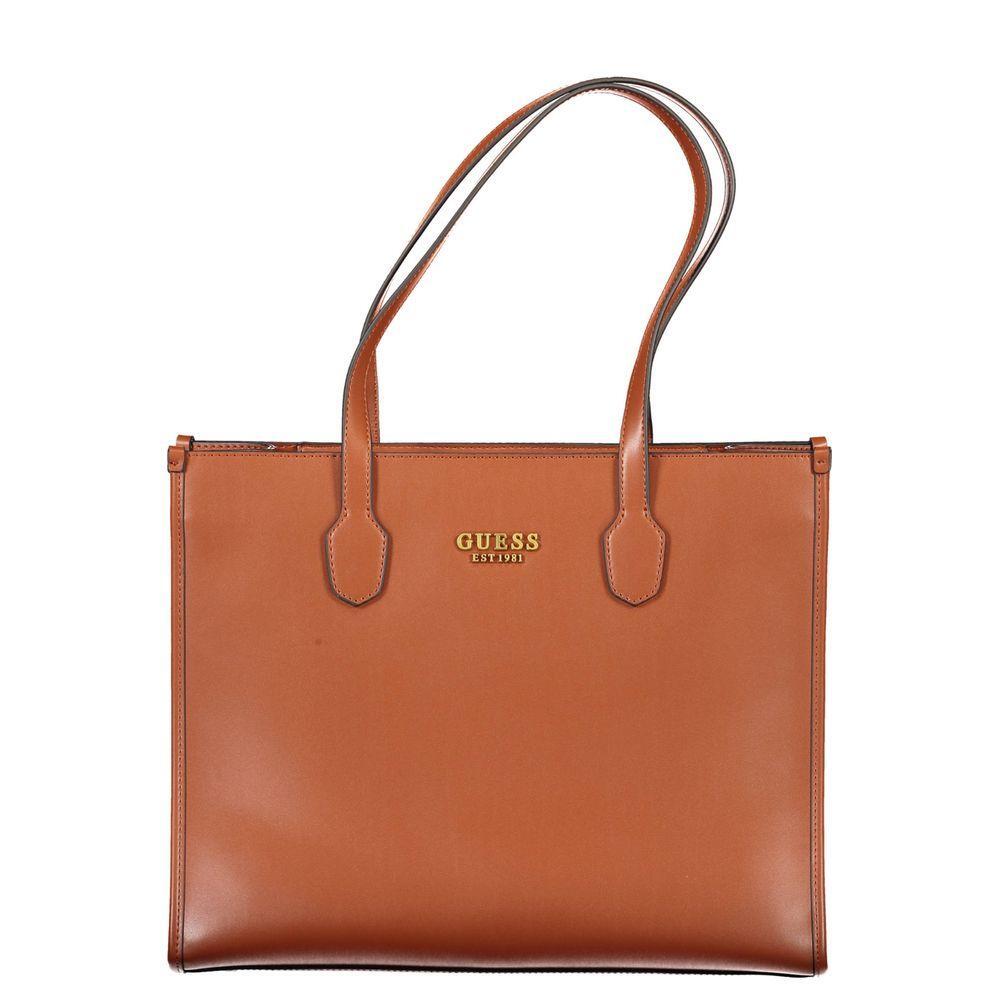 Guess Jeans Brown Polyethylene Handbag GU-17236