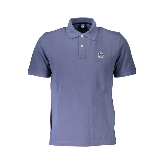 North Sails Blue Cotton Polo Shirt