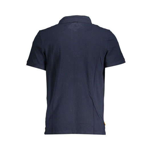 Timberland Blue Cotton Polo Shirt