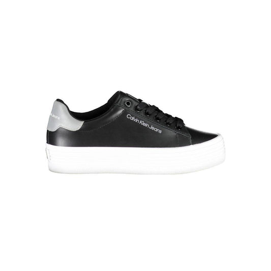 Calvin Klein Black Polyester Sneaker CA-22772-EU38/US8