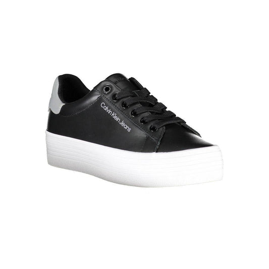 Calvin Klein Black Polyester Sneaker CA-22772-EU38/US8
