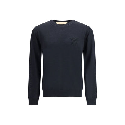 Valentino Black Fleece Wool Sweatshirt