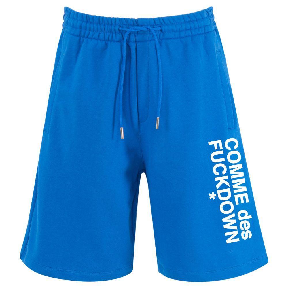 Comme Des Fuckdown Blue Cotton Short