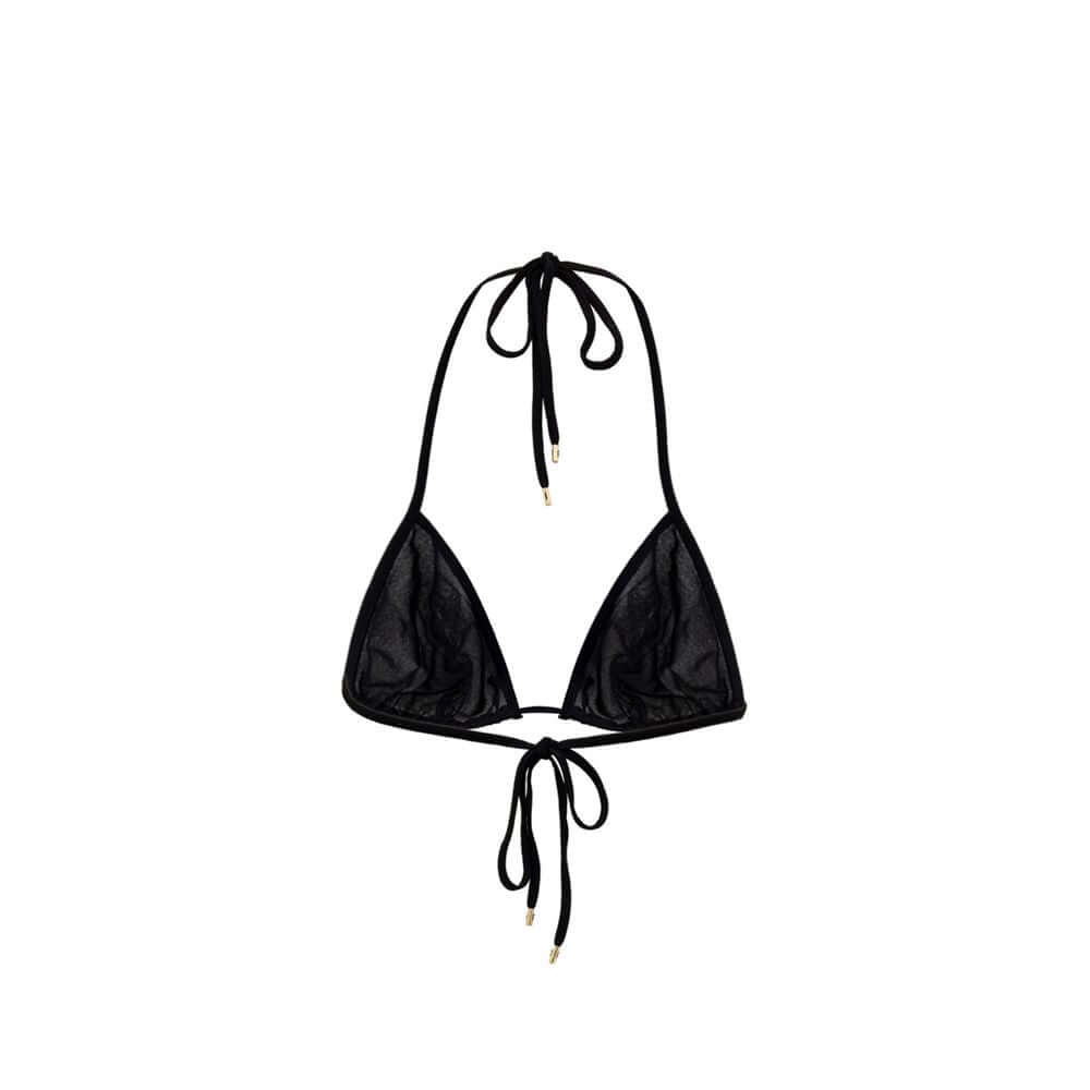 Tom Ford Black Viscose Bra TO-9316676-XS