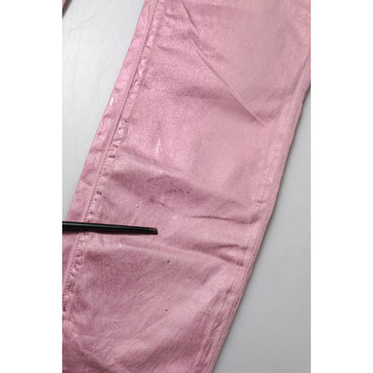 Dolce & Gabbana Pink GRACE High Waisted Skinny Denim Jeans