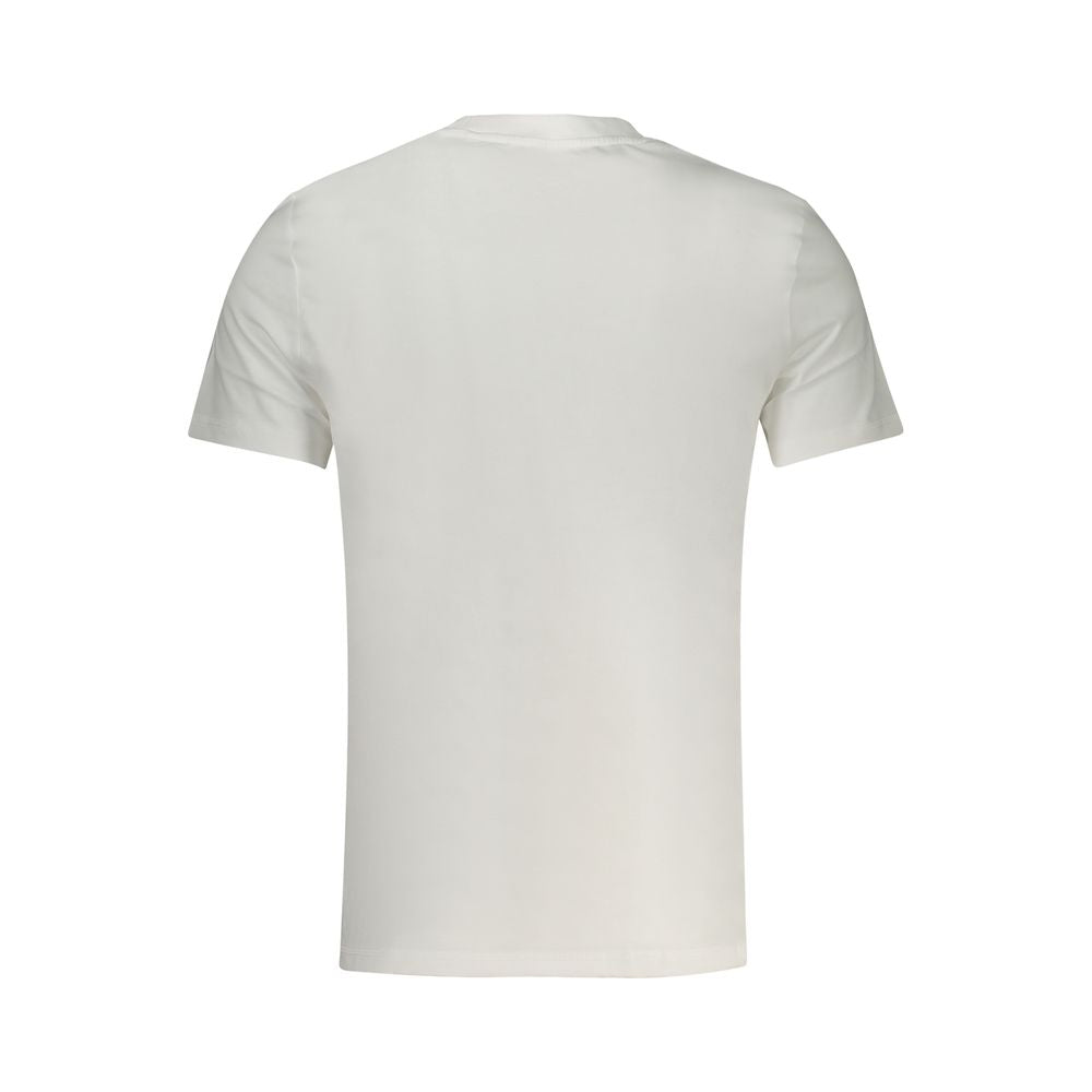 Guess Jeans White Cotton Men T-Shirt