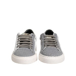 HIDE & JACK Gray Suede Low Top Lace Up Sneakers Shoes LA12577-37