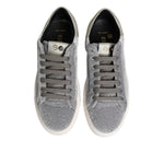 HIDE & JACK Gray Suede Low Top Lace Up Sneakers Shoes LA12577-37