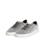 HIDE & JACK Gray Suede Low Top Lace Up Sneakers Shoes LA12577-37