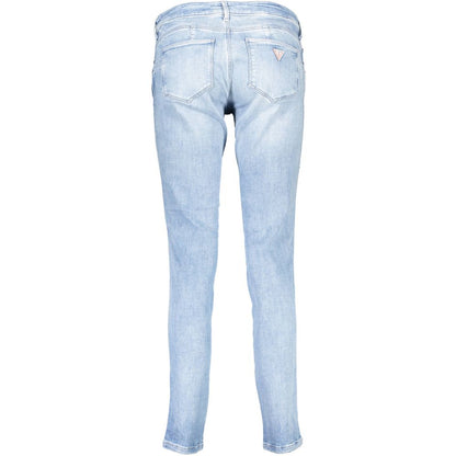Guess Jeans Azzurro Organic Cotton Women Jeans