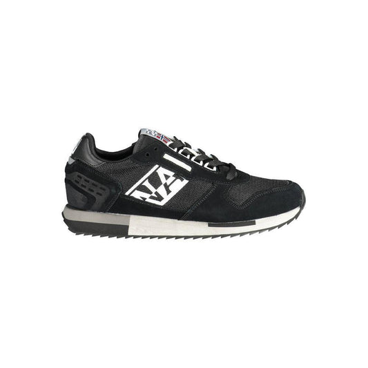 Napapijri Black Polyester Sneaker NA-11434-EU42/US9