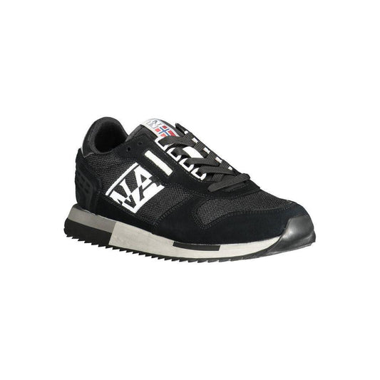 Napapijri Black Polyester Sneaker NA-11434-EU42/US9