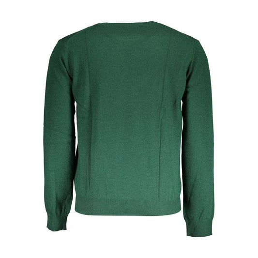 La Martina Green Wool Sweater LA-17155-L