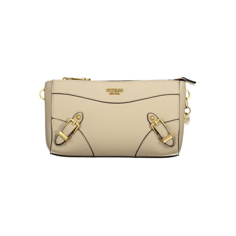Front view with bag zipped and handles upright.