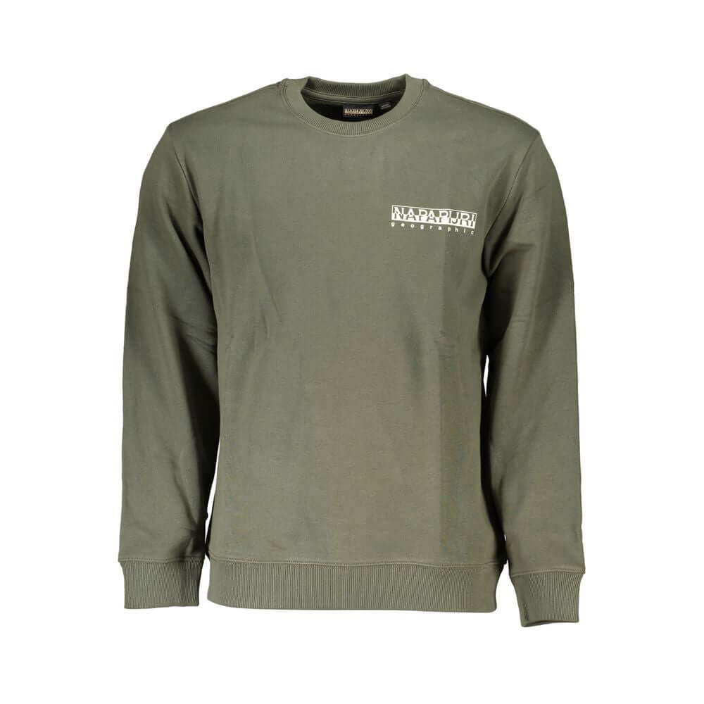 Napapijri Green Cotton Sweater NA-25270-S