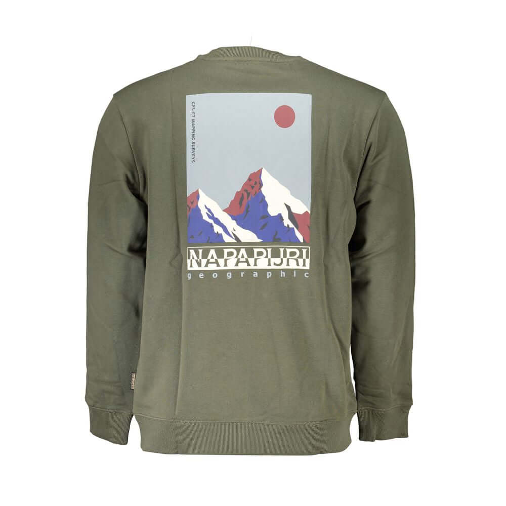Napapijri Green Cotton Sweater NA-25270-S