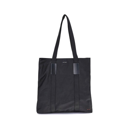 Kiton Black Nylon Handbag