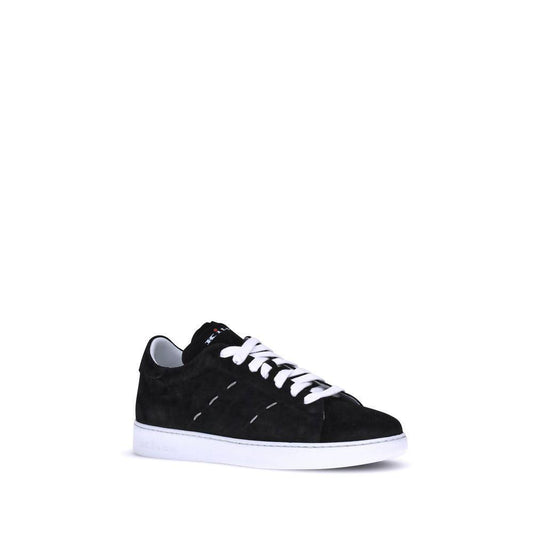Kiton Leather Sneakers KI-USSA068N0130204001NERO-EU40/US7