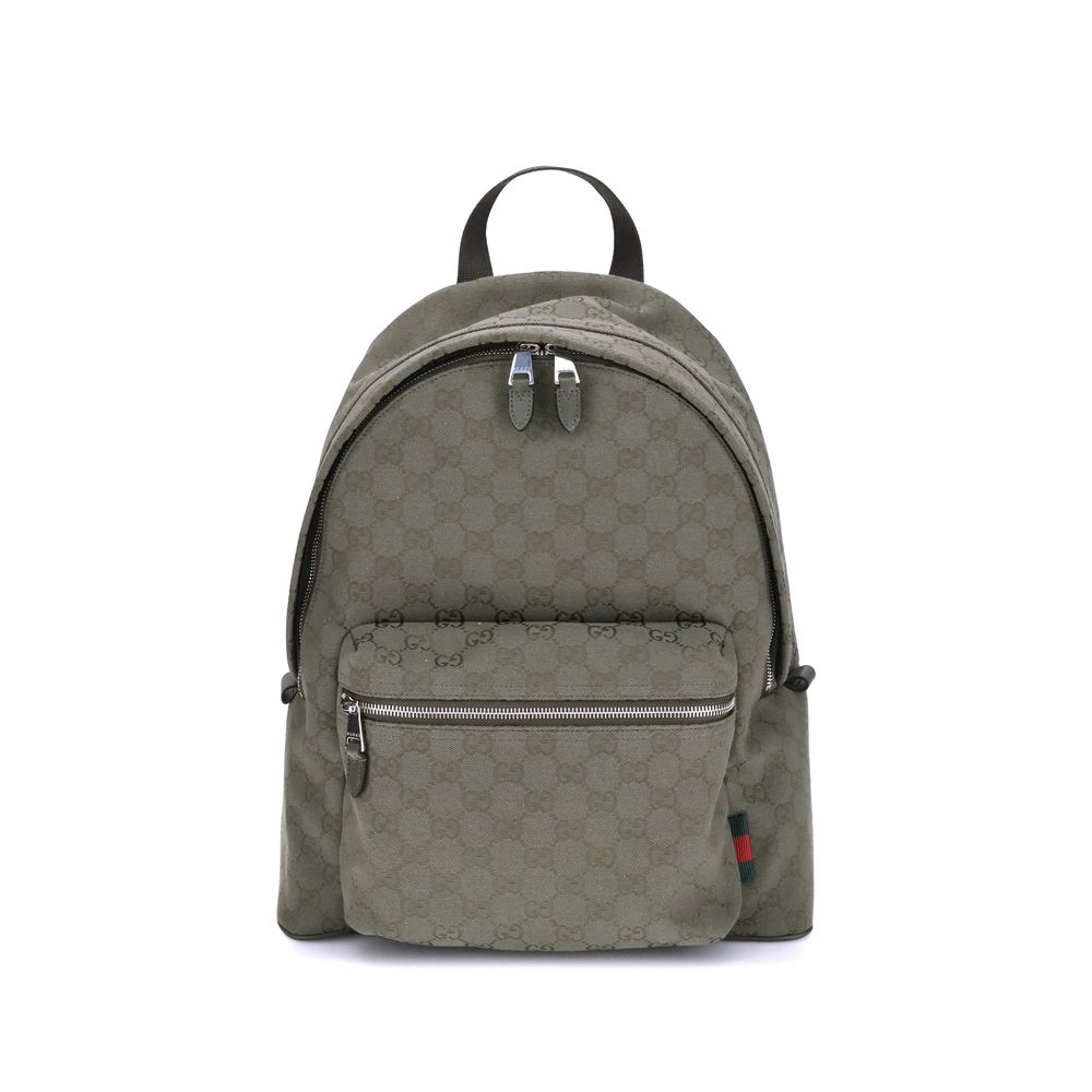 Gucci Green Cotton Backpack