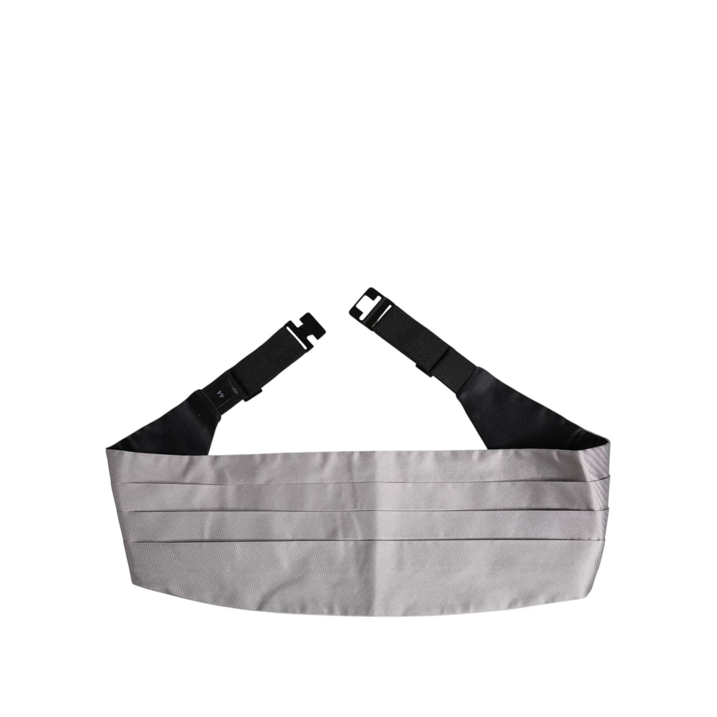 Dolce & Gabbana Gray Men 100% Silk Belt Wide Waist Cummerbund