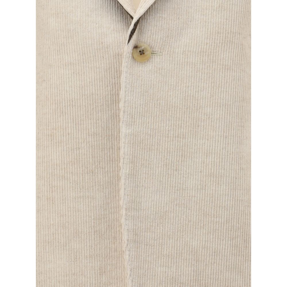 Rick Owens Beige Cotton Blazer