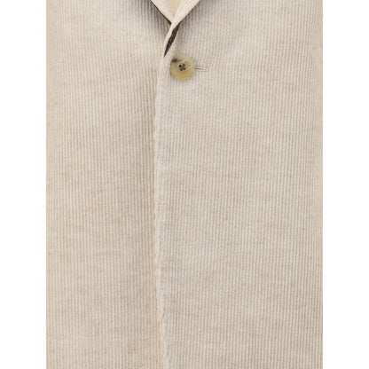 Rick Owens Beige Cotton Blazer