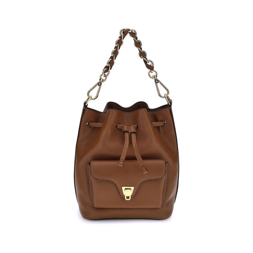 Front view with bag zipped and handles upright.