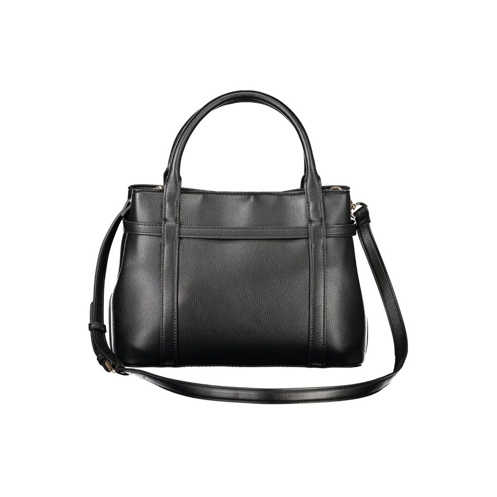 Mario Valentino Black Polyethylene Women Handbag