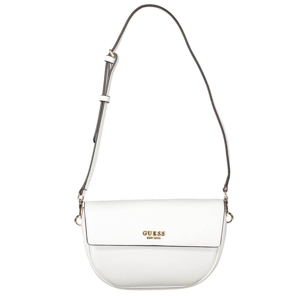 Guess Jeans White Polyethylene Handbag
