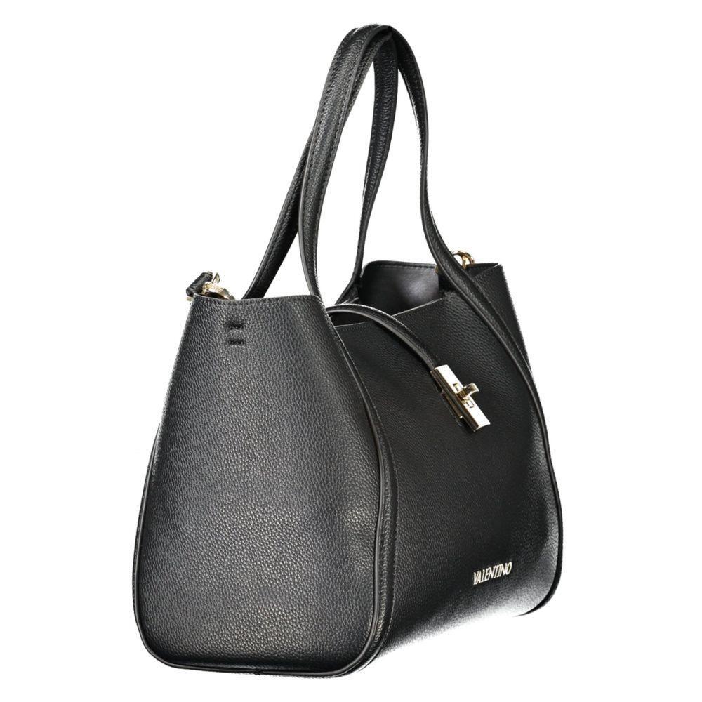 Front view with bag zipped and handles upright.
