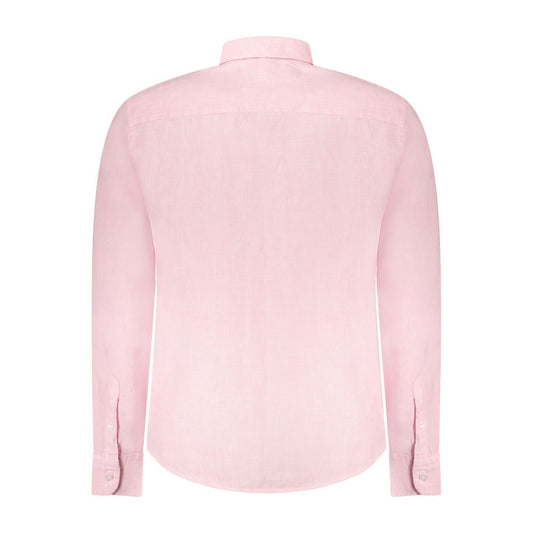 North Sails Pink Linen Shirt NO-38901-L