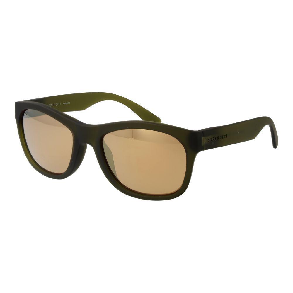 Serengeti Green Plastic Sunglasses