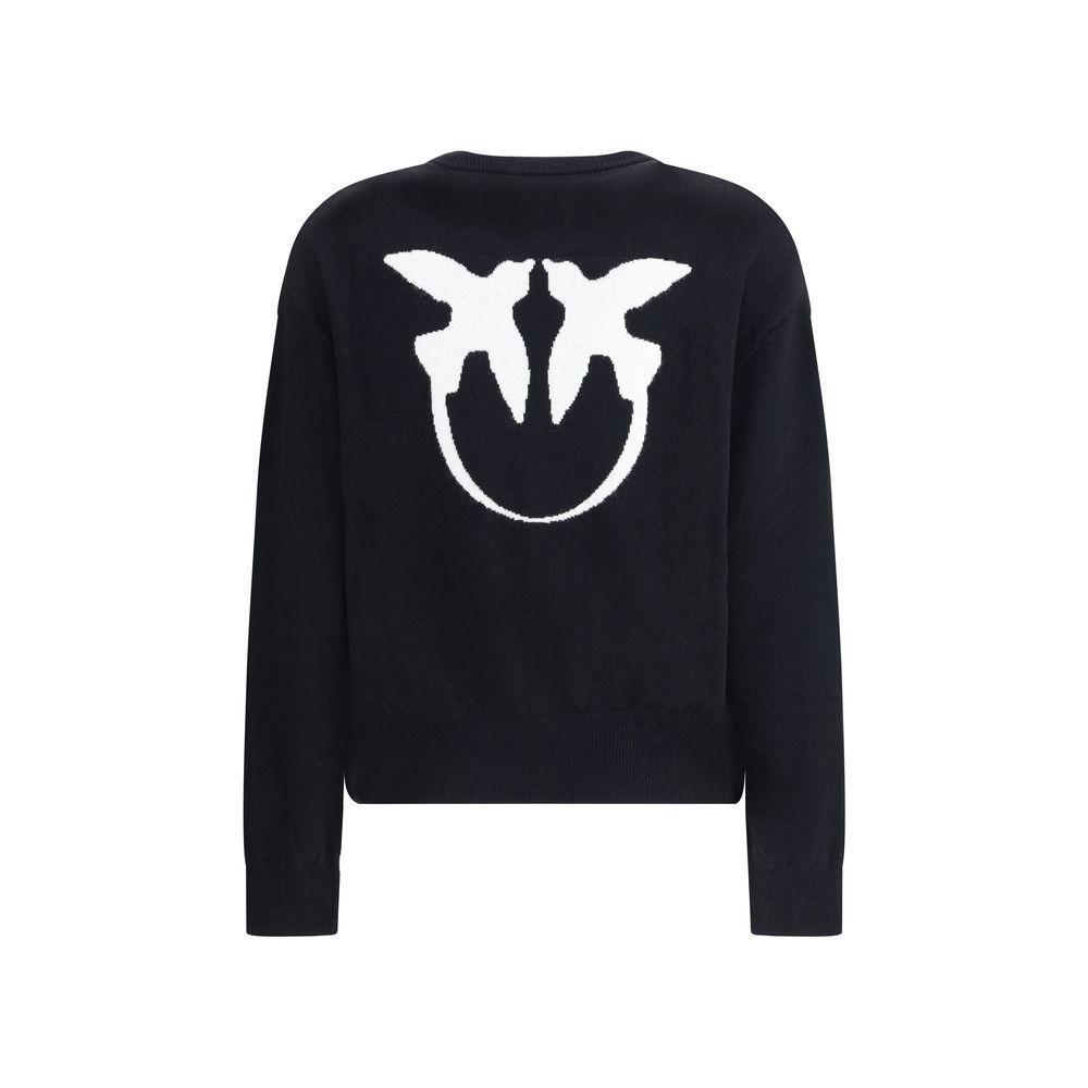 PINKO Black Wool Sweatshirt