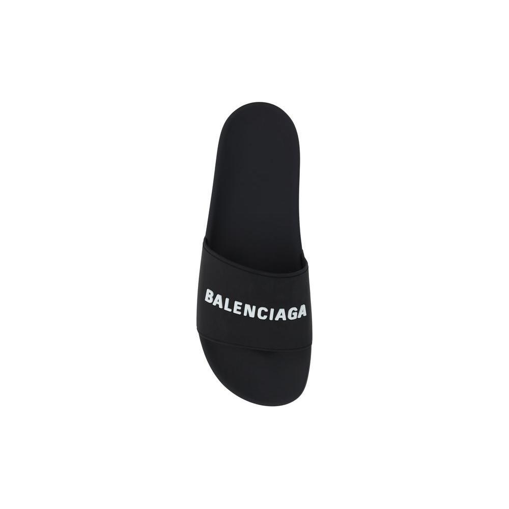 Balenciaga Rubber Pool Sandals BA-565826W1S801006-EU40/US7