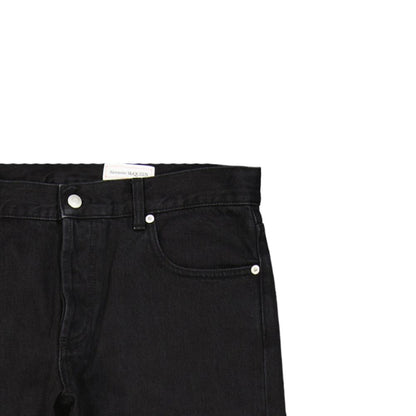 Alexander McQueen Black Cotton Jeans Denim