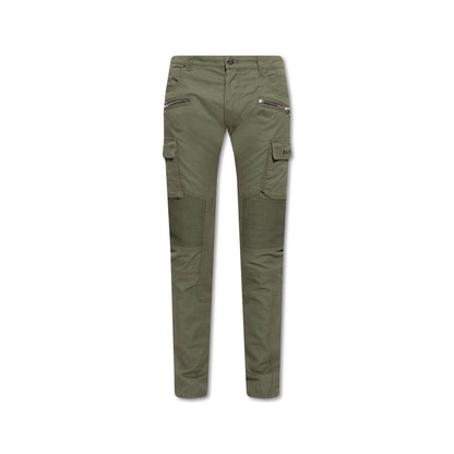 Balmain Green Cotton Cargo Pants