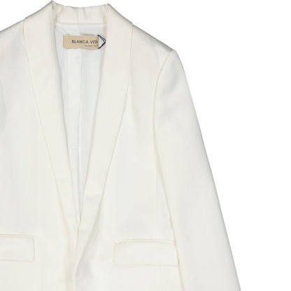 BLANCA VITA White Polyester Blazer