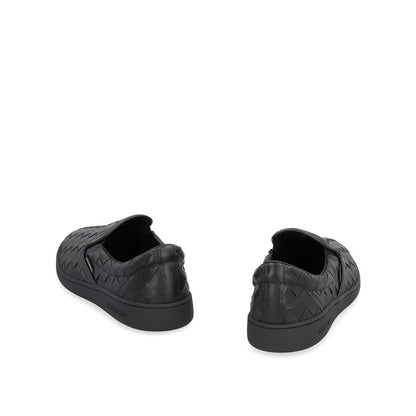 Bottega Veneta Black Calfskin Sneakers