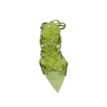 The Attico Reneè Satin Sandals