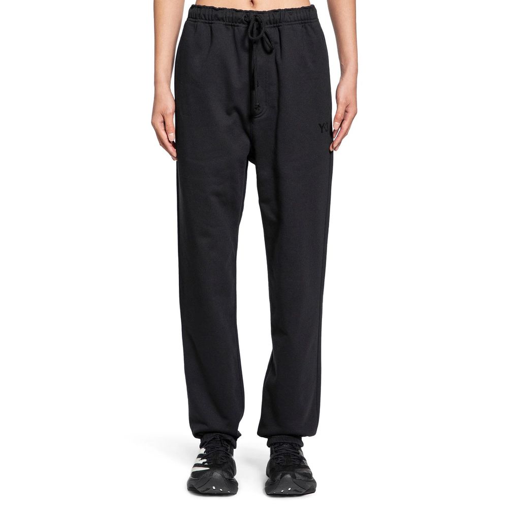 Y-3 Black Cotton Joggers (Workout Pants)