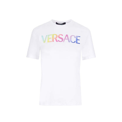 Versace White Cotton T-Shirt