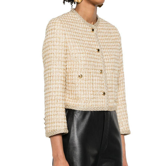 Miu Miu Check Lamé Jacket MI-8735525830868-40