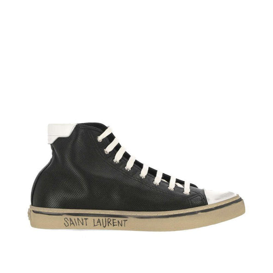 Saint Laurent Malibu Leather Sneakers SA-8735570428116-EU41/US8